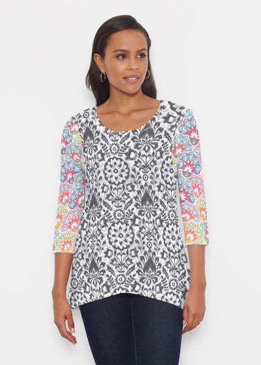 Darling Geo (13382) ~ Katherine Hi-Lo Thermal Tunic