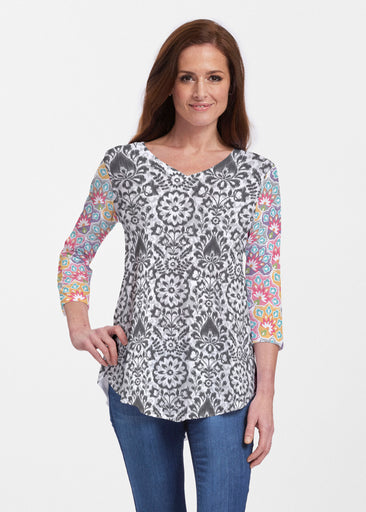 Darling Geo (13382) ~ Signature V-neck Flowy Tunic