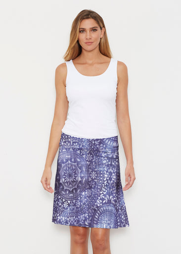 Medallion Flower (13453) ~ Silky Brenda Skirt 21 inch