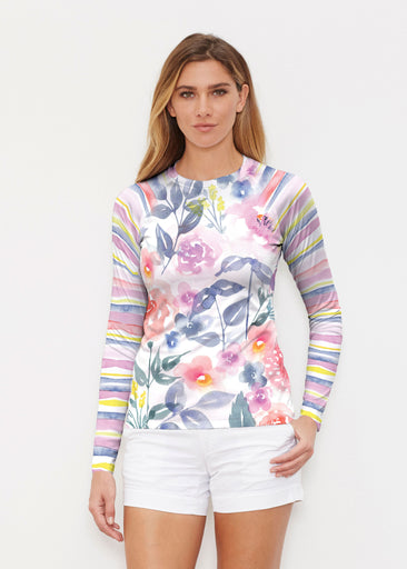 Hay Day Spring (13455) ~ Long Sleeve Rash Guard