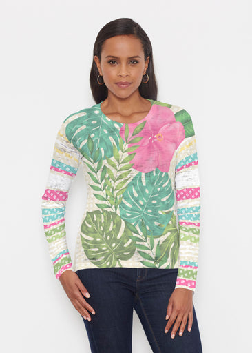 Wild Begonia (13489) ~ Signature Long Sleeve Crew Shirt