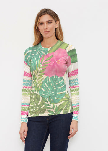 Wild Begonia (13489) ~ Butterknit Long Sleeve Crew Top