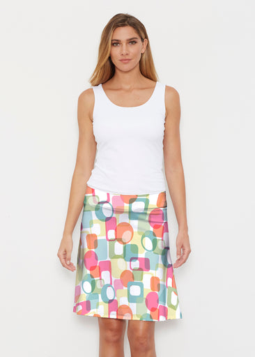 Mandala Geo (13495) ~ Silky Brenda Skirt 21 inch