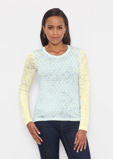 Lemon Drop (13575) ~ Signature Long Sleeve Crew Shirt