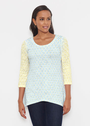 Lemon Drop (13575) ~ Katherine Hi-Lo Thermal Tunic