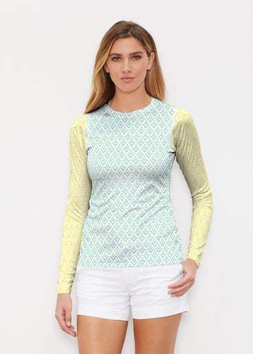 Lemon Drop (13575) ~ Long Sleeve Rash Guard