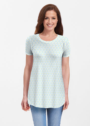 Lemon Drop (13575) ~ Short Sleeve Butterknit tunic