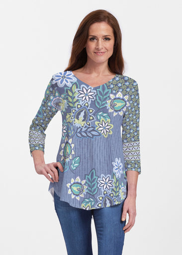 Phoebe (13581) ~ V-neck Flowy Tunic