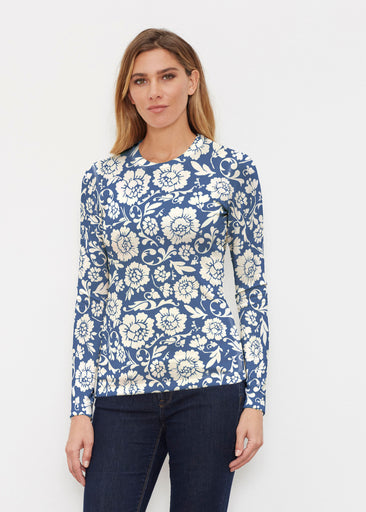 Traditional Navy (14135) ~ Butterknit Long Sleeve Crew Top