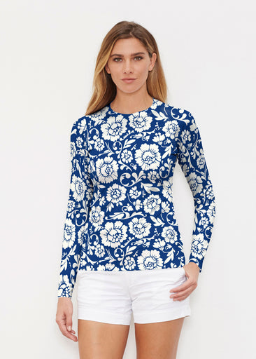 Traditional Navy (14135) ~ Long Sleeve Rash Guard