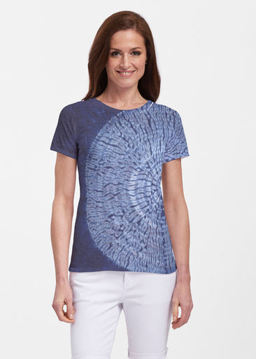 Dandelion Dream (14169) ~ Sheer Short Sleeve Crew Shirt