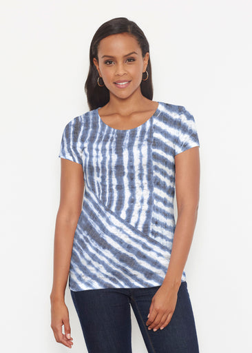 Tie-Dye Ripple (14183) ~ Signature Short Sleeve Scoop Shirt