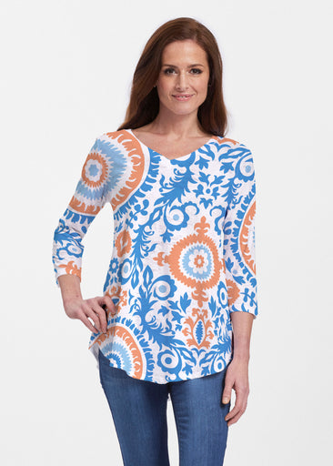 Archery Navy (14208) ~ Signature V-neck Flowy Tunic