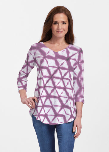 Tie Dye Web (14228) ~ Signature V-neck Flowy Tunic