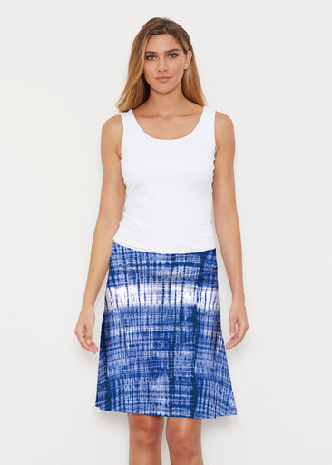 Denim Tie Dye (14230) ~ Silky Brenda Skirt 21 inch