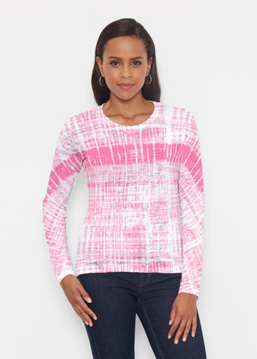 Pink Tie Dye (14254) ~ Signature Long Sleeve Crew Shirt