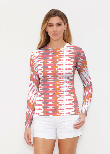 Ink Blot Pink (14255) ~ Long Sleeve Rash Guard