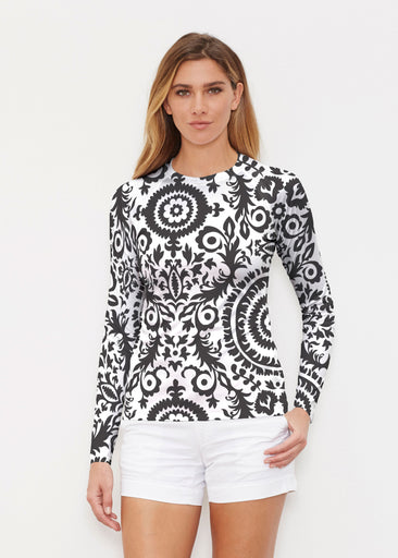 World of Swirls (14265) ~ Long Sleeve Rash Guard