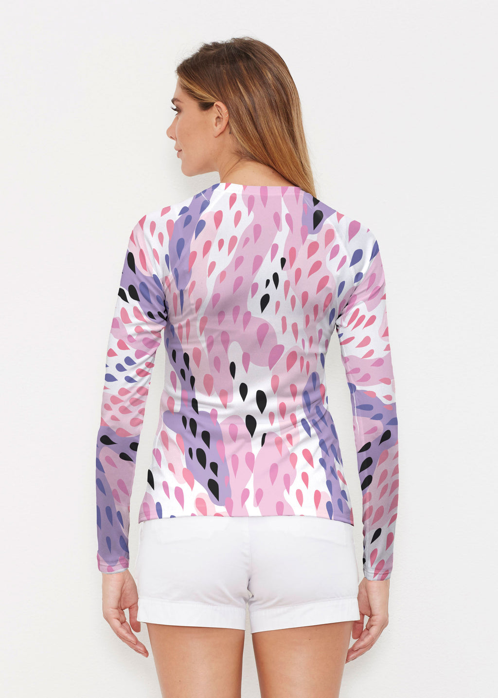 Sleeve Rgs Spring Rain (14268) ~ Long Sleeve Rash Guard – Whimsy Rose