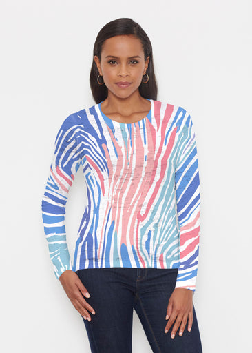 Fruity Stripes (14272) ~ Signature Long Sleeve Crew Shirt