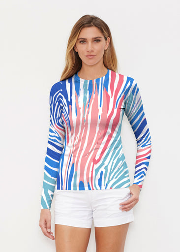 Fruity Stripes (14272) ~ Long Sleeve Rash Guard