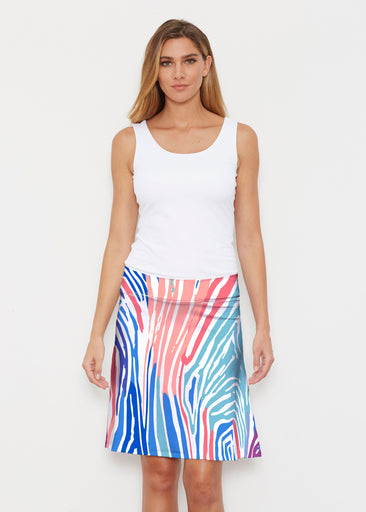 Fruity Stripes (14272) ~ Silky Brenda Skirt 21 inch