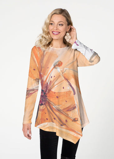 Tiger Lily (15021) ~ Asymmetrical French Terry Tunic