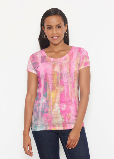 Tiki Pink (15040) ~ Signature Short Sleeve Scoop Shirt