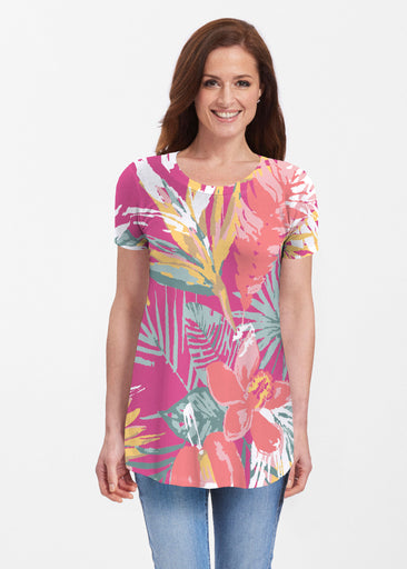Havana (16152) ~ Butterknit Short Sleeve Tunic