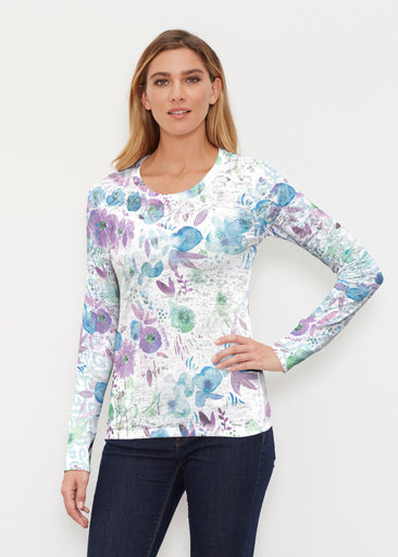 Violet (16228) ~ Thermal Long Sleeve Crew Shirt