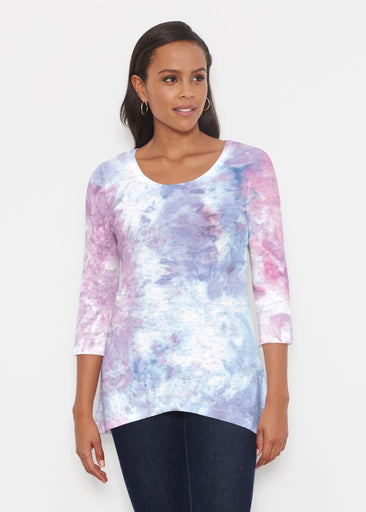 Boho Ice (16230) ~ Katherine Hi-Lo Thermal Tunic