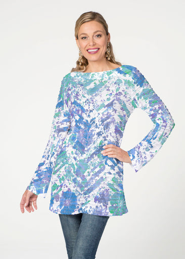 Capizee (16231) ~ Banded Boatneck Tunic