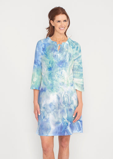 Francesca (16249) ~ Gathered Neck Bell Sleeve Dress