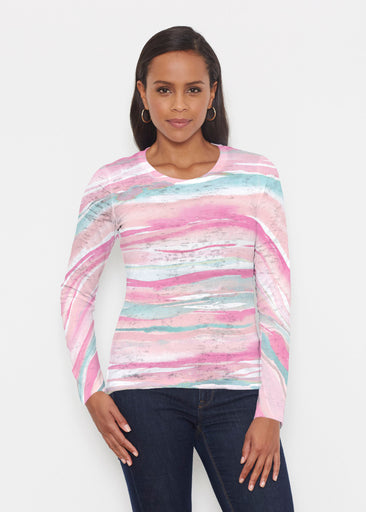 Sand Dunes Pink (16250) ~ Signature Long Sleeve Crew Shirt