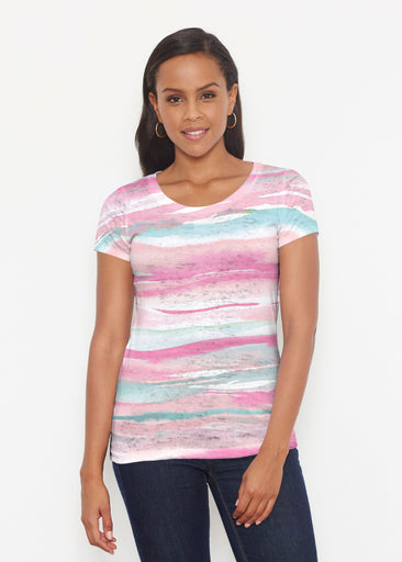 Sand Dunes Pink (16250) ~ Short Sleeve Scoop Shirt