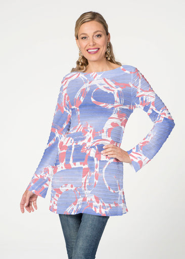 Round About Perri (16253) ~ Banded Boatneck Tunic