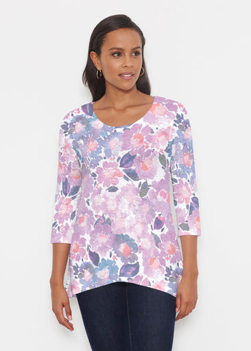 Lilac (16255) ~ Katherine Hi-Lo Thermal Tunic