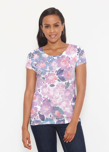 Lilac (16255) ~ Short Sleeve Scoop Shirt
