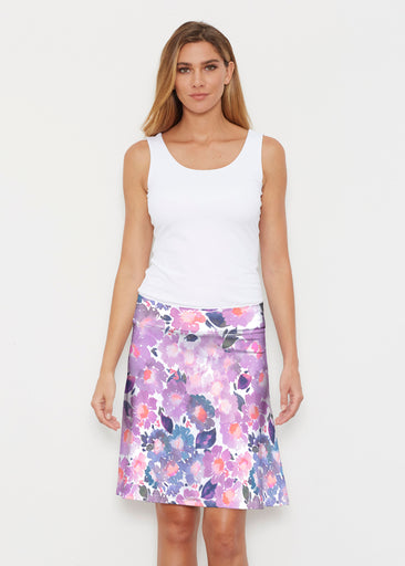 Lilac (16255) ~ Silky Brenda Skirt 21 inch