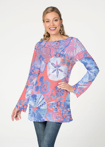 Sand Dollar (16257) ~ Banded Boatneck Tunic