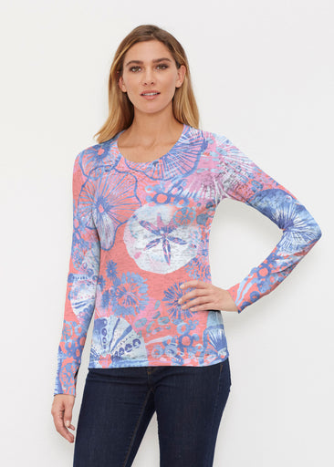 Sand Dollar (16257) ~ Thermal Long Sleeve Crew Shirt