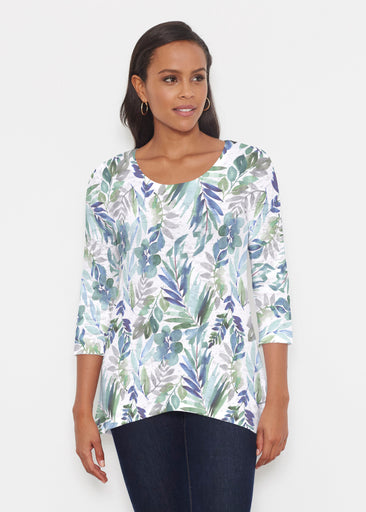 Leah Leaves (16258) ~ Katherine Hi-Lo Thermal Tunic