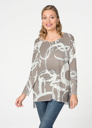 Round About (16261) ~ Slouchy Butterknit Top
