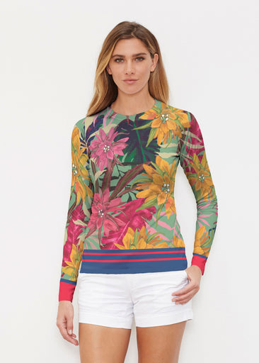 Autumn Stripe (17196) ~ Long Sleeve Rash Guard