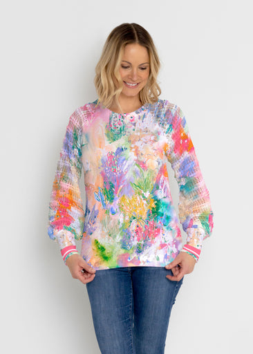 Cool Desert Vibes (17232) ~ Crochet Sweatshirt