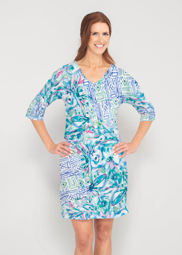 Lilly (17234) ~ Lucy 3/4 Sleeve V-Neck Dress