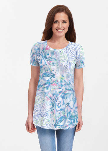 Lilly (17234) ~ Short Sleeve Butterknit tunic