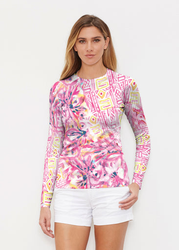 Lilly Pink (17250) ~ Long Sleeve Rash Guard