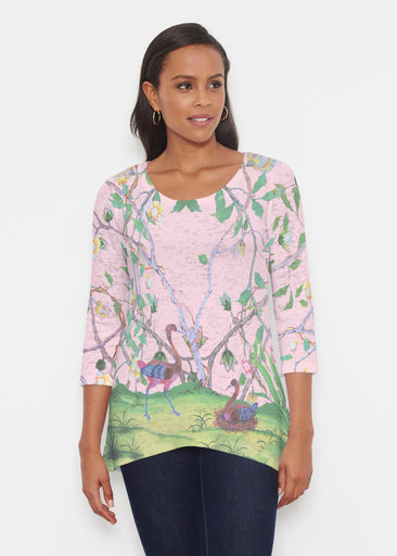 Wildwood Pink (19121) ~ Katherine Hi-Lo Thermal Tunic