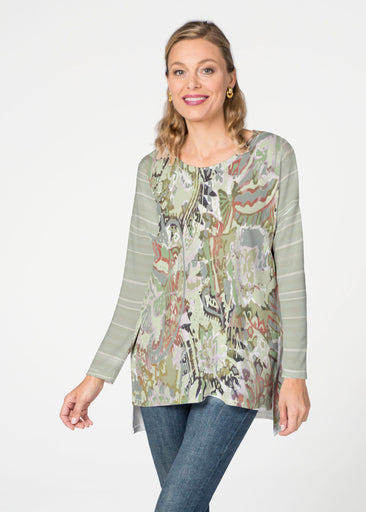 Jungle Escape (19156) Slouchy Butterknit Top